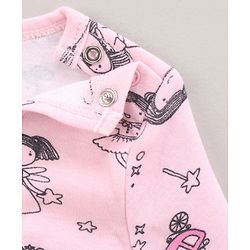 Bonfino Full Sleeves Cotton Onesies Pack of 3 - Multicolor