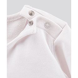 Bonfino Cotton Full Sleeves Sweatshirt Multiprint - White