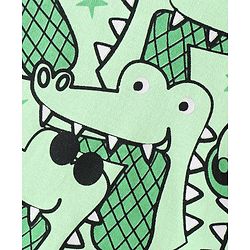 Bonfino 100% Cotton Knit Half Sleeves Night Suit Monkey Print Pack Of 3 - Lavender Green & Orange