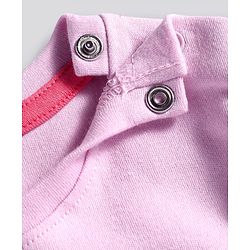 Bonfino 100% Cotton Knit Half Sleeves Hearts Printed Shorts Night Suit Pack of 2- Lilac & White