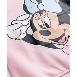 Bonfino Disney Terry Knit Full Sleeves Sweatshirt With Minnie Mouse Graphics - Multicolor