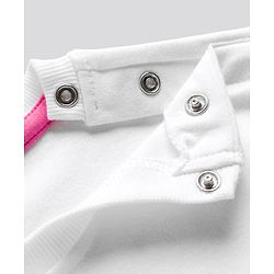 Bonfino 100% Cotton Oversized Drop Shoulder Half Sleeves T-Shirt With Heart Print & Sequin - White