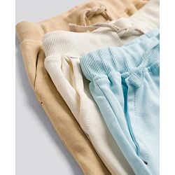Bonfino 100% Cotton Knit Above Knee Length Solid Shorts Pack Of 3 - Multicolor