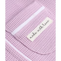 Bonfino 100% Cotton Knit Full Sleeves Co-Ords Shirt & Pyjama Night Suit - Lilac