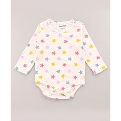 Bonfino Full Sleeves Cotton Onesies Pack of 3 - Multicolor