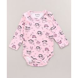 Bonfino Full Sleeves Cotton Onesies Pack of 3 - Multicolor