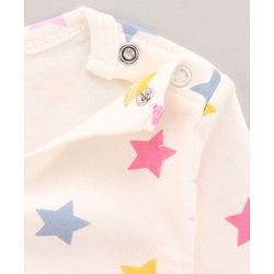 Bonfino Full Sleeves Cotton Onesies Pack of 3 - Multicolor