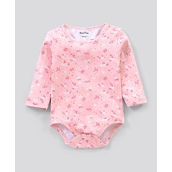 Bonfino Full Sleeves Cotton Onesies Pack of 3 - Multicolor