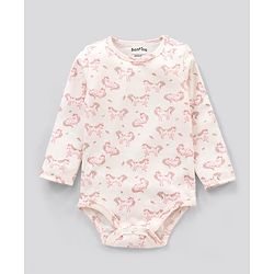 Bonfino Full Sleeves Cotton Onesies Pack of 3 - Multicolor