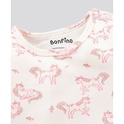 Bonfino Full Sleeves Cotton Onesies Pack of 3 - Multicolor
