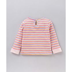 Bonfino Full Sleeves Pyjama Set Unicorn Print - Pink Multicolor