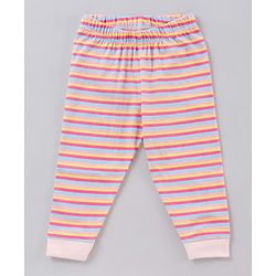Bonfino Full Sleeves Pyjama Set Unicorn Print - Pink Multicolor