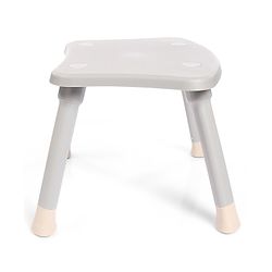Bonfino Bliss 6-in-1 High Chair - Convertible Booster & Dining Chair, Study & Game Table with Removable Game Tray with Grooves - Grey| Anti-skid Legs| Removable Seat Cover| 5-point Safety Harness