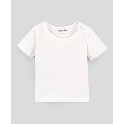 Bonfino Dungaree With Half Sleeves Inner Tee Placement Print- Blue