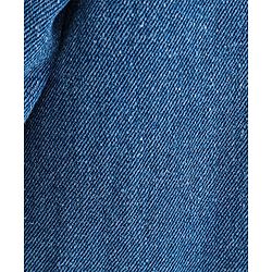 Bonfino Cotton Woven Full Sleeves Washed Denim Jacket - Blue