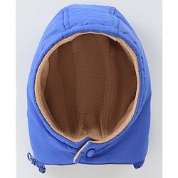 Bonfino Full Sleeves Hooded Puffer Jackets - Blue