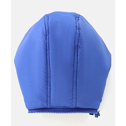 Bonfino Full Sleeves Hooded Puffer Jackets - Blue