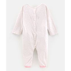 Bonfino Knit Full Length Romper Arial Print- Lilac