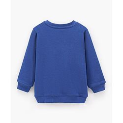 Bonfino Cotton Full Sleeves T-Shirt With Ankle Length Jogger Snowman Print - Navy