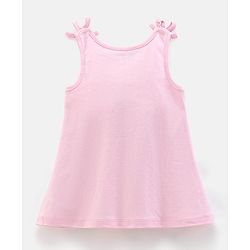 Bonfino Sleevesless Dress with Inner Tee and Peterpan Collar - Pink