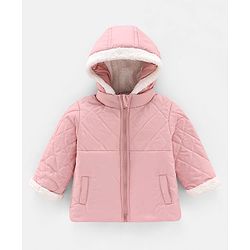 Bonfino Full Sleeves Quilted Jacket - Pink