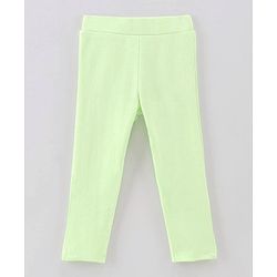 Bonfino Interlock Fabric Ankle Length Pack of 2 Leggings - Green