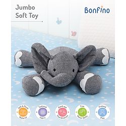 Bonfino 31 cm Jumbo Cotton Soft Toy Grey