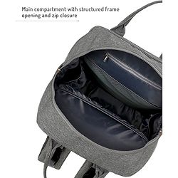 Bonfino Premium Multipurpose Diaper Backpack -  Grey