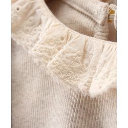 Bonfino 100% Cotton Embroidered Dungaree with Full Sleeves Inner Tee - Maroon