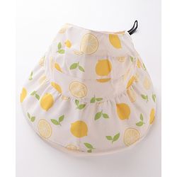 Bonfino Bucket Hat Lemon Print Off White - Diameter 18 cm
