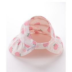 Bonfino Free Size Fashionable Bucket Hat Fruity Print - Pink