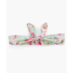 Bonfino Woven Half Sleeves Frock Floral Print - Green