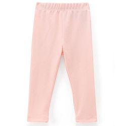 Bonfino Cotton Knit Ankle Length Leggings Solid & Floral Print Pack of 3 - Pink Blue & White