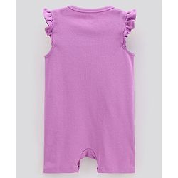 Bonfino 100% Cotton Knit Frill Sleeves Rompers Fruits & Polka Dots Print Pack of 3 - Multicolour