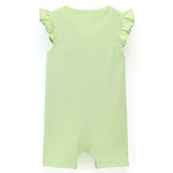 Bonfino 100% Cotton Knit Frill Sleeves Rompers Fruits & Polka Dots Print Pack of 3 - Multicolour