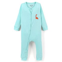 Bonfino 100% Cotton Full Sleeves Sleepsuit Dino Logo Print Pack of 3 - Multicolour