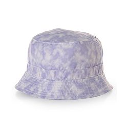 Bonfino Cotton Tie Dye Bucket Cap Purple - Circumference 62 cm