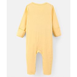 Bonfino 100% Cotton Knit Full Sleeves Sleep Suits Planets Print Pack of 2 - Off White & Beige
