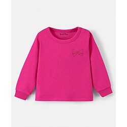 Bonfino 100% Cotton Full Sleeves Night Suit Fairy Print Pack of 3 - Pink & Ivory
