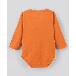 Bonfino Cotton Full Sleeves Onesies With Dino Print Pack Of 3 - Blue White & Orange