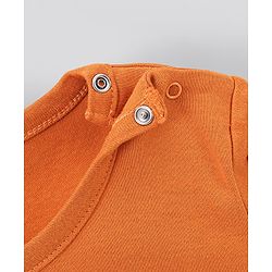 Bonfino Cotton Full Sleeves Onesies With Dino Print Pack Of 3 - Blue White & Orange