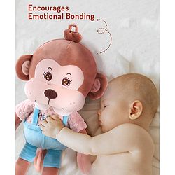 Bonfino Plush Monkey Soft Toy Height 50 cm (Color May Vary)