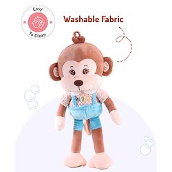 Bonfino Plush Monkey Soft Toy Height 50 cm (Color May Vary)