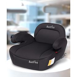 Bonfino Comfort Isofix Car Booster Seat with Back Rest, Removable Cover, ISOFIX Anchoring System, Shock Resistant| Removable and Washable Cover