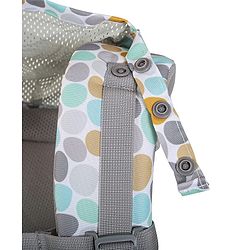 Bonfino Cuddle 5-in-1 Baby Carrier with Hip Seat: Ergonomic design, 5 Carry positions, Breathable mesh, Padded straps, Storage pockets, Adjustable hood, Durable buckles, Supports up to 15 kg- Grey