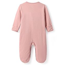 Bonfino Cotton Knit Full Sleeves Solid & Striped Sleep Suits Pack of 3 - Blue White & Peach