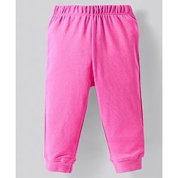 Bonfino 100% Cotton Full Sleeves Night Suit With Heart Print - Pink