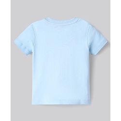 Bonfino 100% Cotton Knit Half Sleeves Shorts Night Suits with Text Print Pack of 2 - Light Blue & Pink