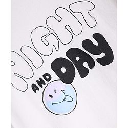 Bonfino 100% Cotton Knit Half Sleeves Shorts Night Suits with Text Print Pack of 2 - Light Blue & Pink