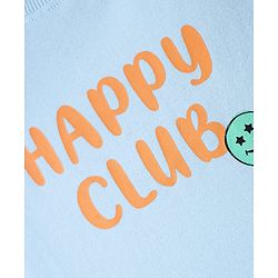 Bonfino 100% Cotton Knit Half Sleeves Shorts Night Suits with Text Print Pack of 2 - Light Blue & Pink